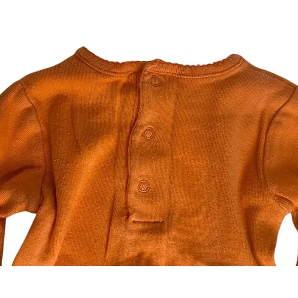Carters Girls Daddy Under My Spell Halloween Bodysuit Pumpkin‎ Hat Booties 3-6M